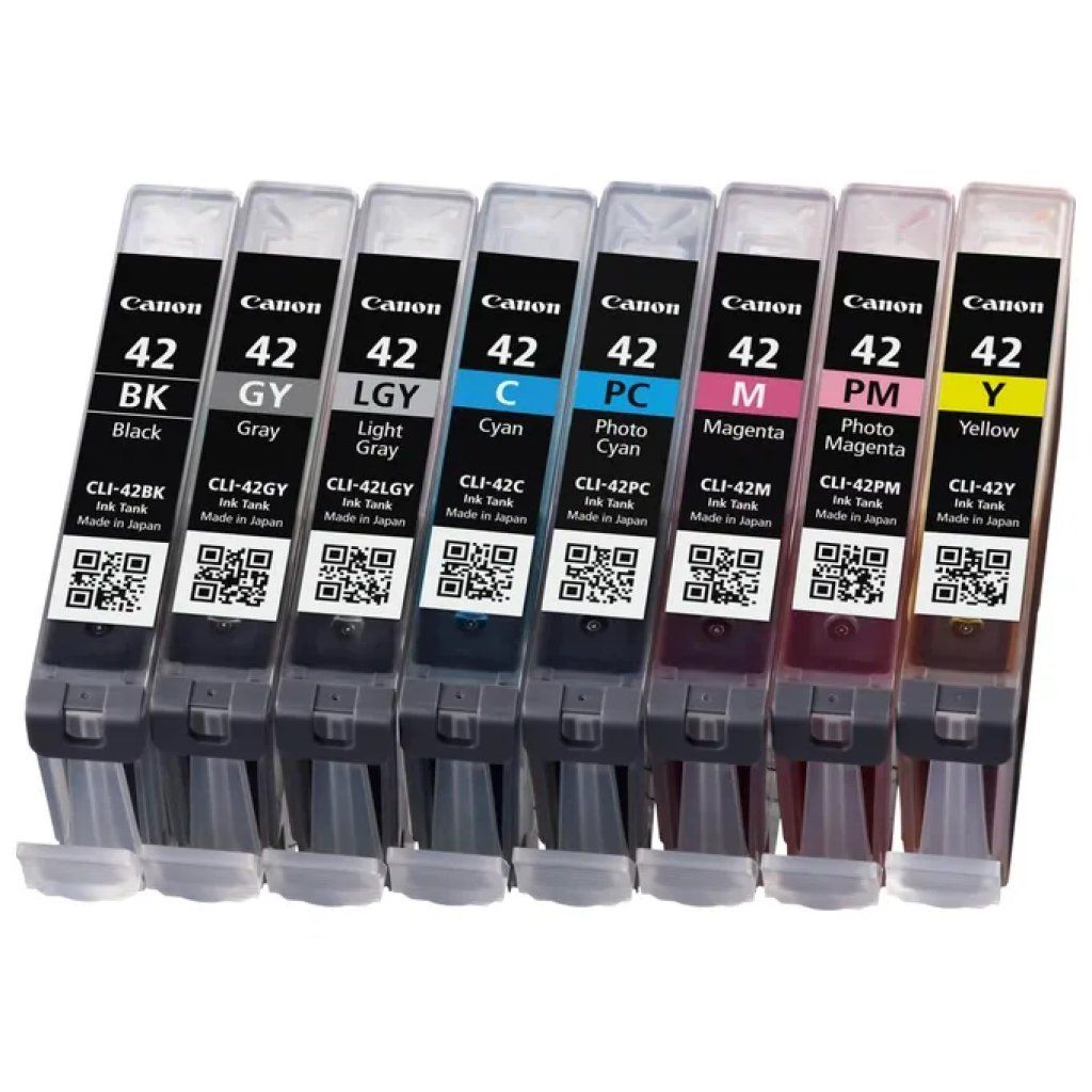 Canon CLI-42 Multipack 8 Cartucce Originali da 13 ml per PIXMA PRO-100