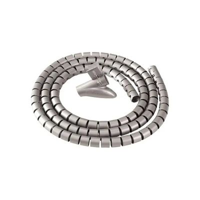 Fellowes Cable Zip 9929801 – Ordina Cavi Flessibile Riutilizzabile, 200 cm, Argento