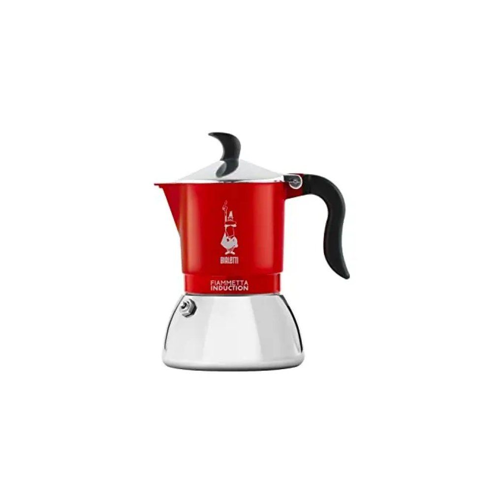 Bialetti Fiammetta Rossa Moka a Induzione, 4 Tazze Bialetti Fiammetta Rossa Moka a Induzione, 4 Tazze