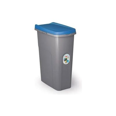 STEFANPLAST Pattumiera Home Eco System 40 L grigia con coperchio blu – Stefanplast STEFANPLAST Pattumiera Home Eco System 40 L grigia con coperchio blu – Stefanplast