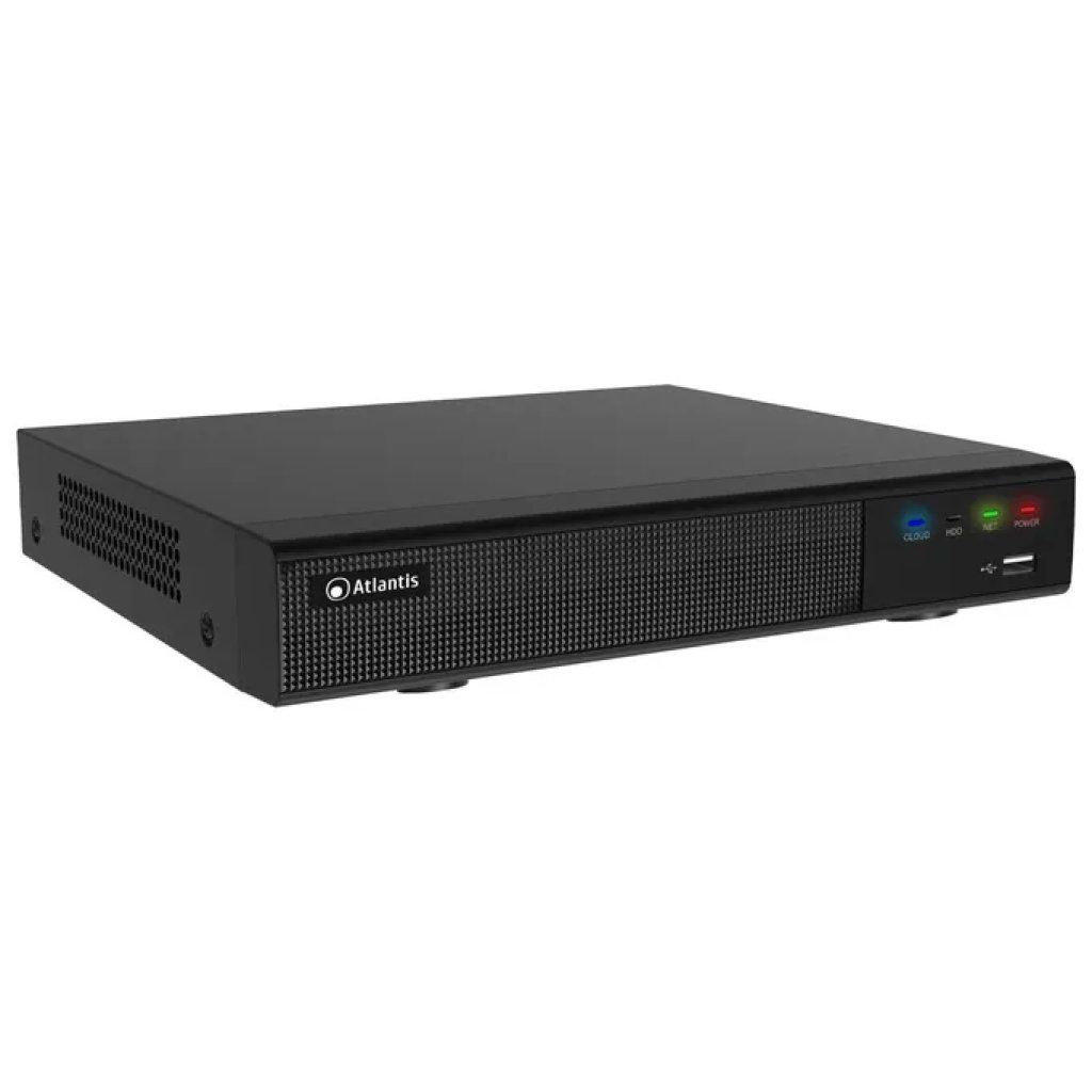 Atlantis A11-NVR0904P-AK NVR 9 Canali con 4 PoE, 8MP e HDMI 4K Atlantis A11-NVR0904P-AK NVR 9 Canali con 4 PoE, 8MP e HDMI 4K