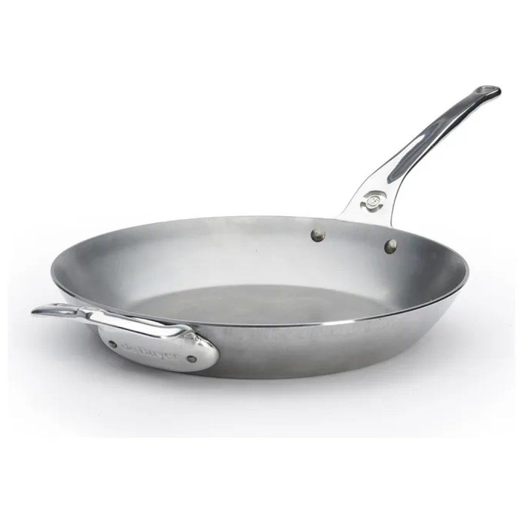 De Buyer Mineral B Pro Padella in Acciaio al Carbonio, 32 cm