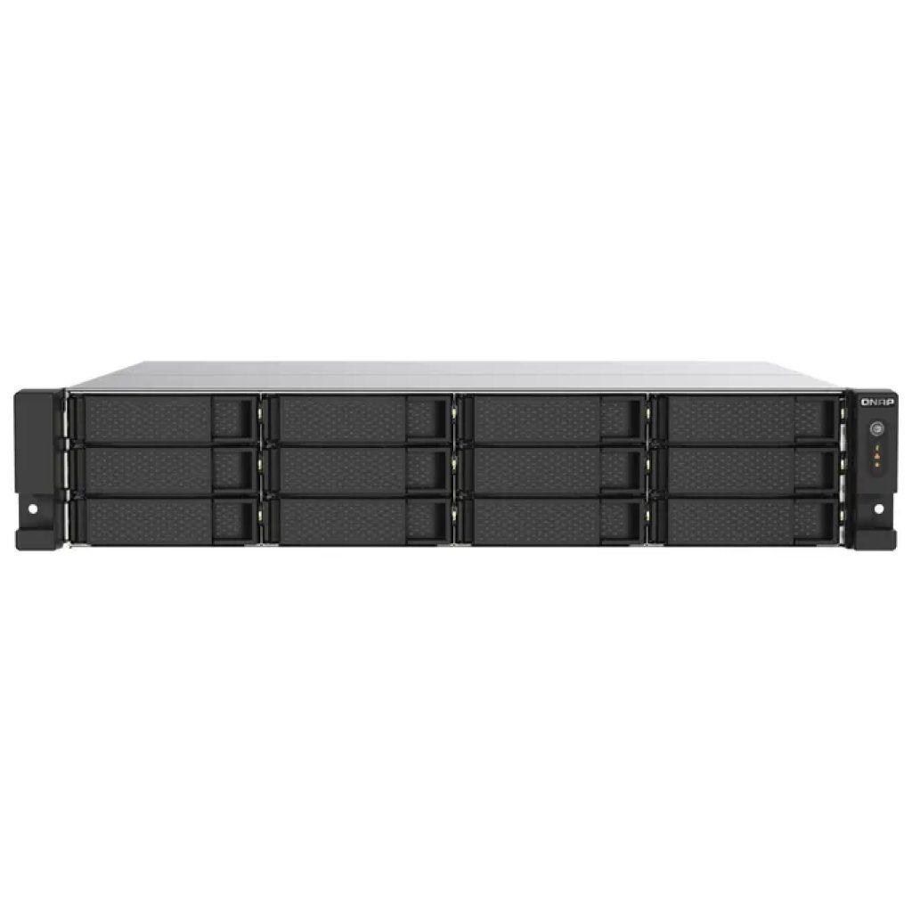 QNAP TS-1273AU-RP-8G NAS Rack 2U, Ryzen V1500B, 8 GB RAM, 12 bay, 2,5GbE