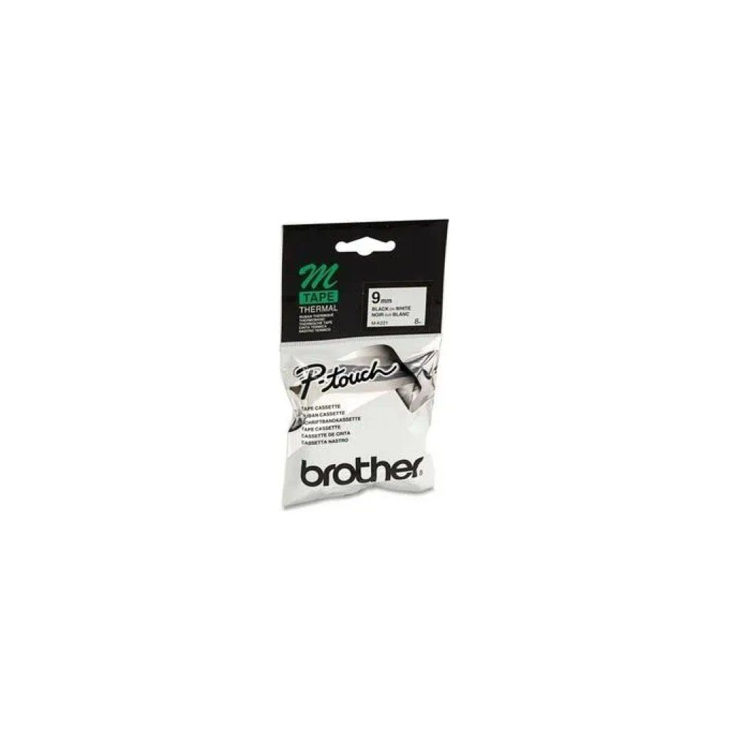 BROTHER Nastro Brother MK-221BZ da 9 mm per Etichettatrice BROTHER Nastro Brother MK-221BZ da 9 mm per Etichettatrice