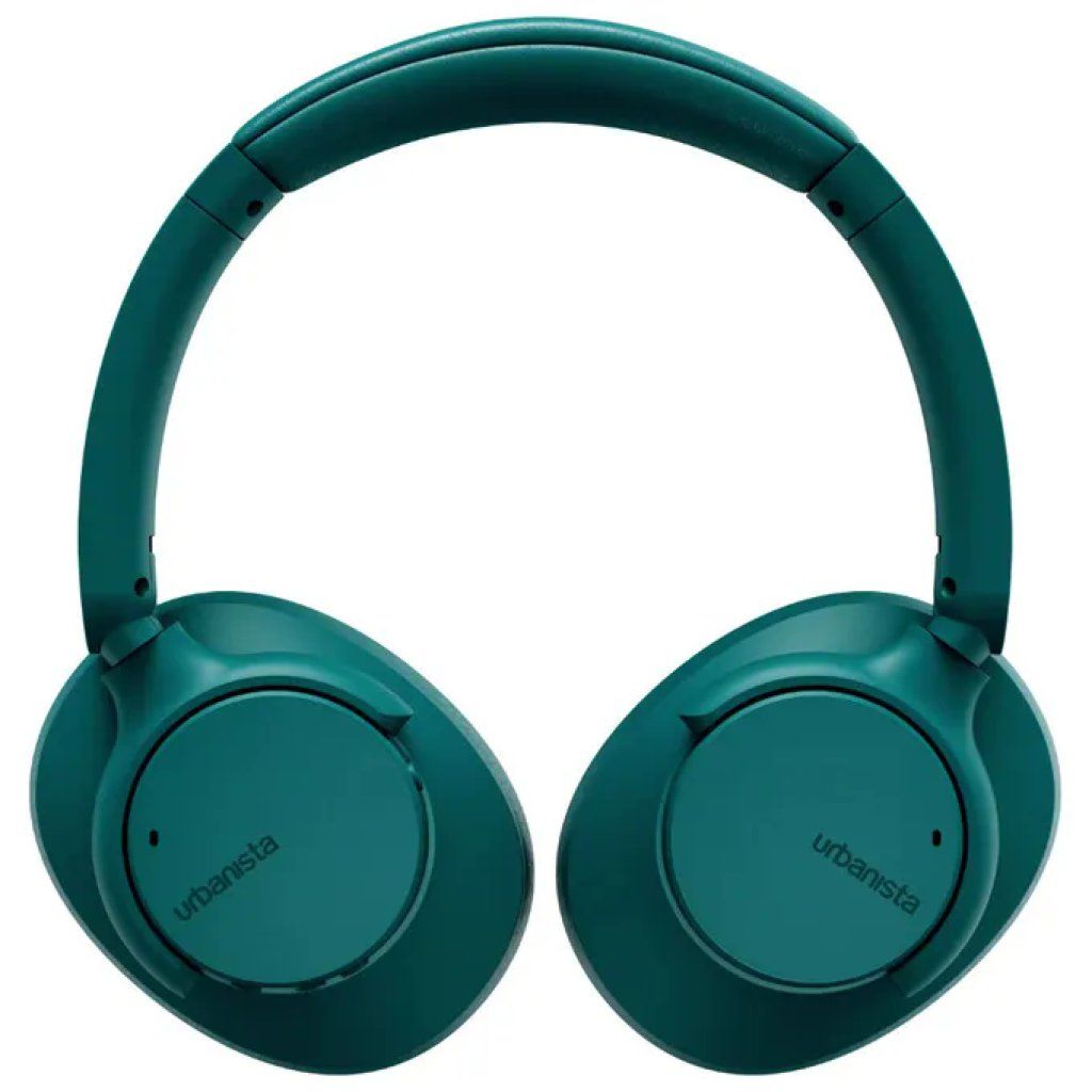 Urbanista Valencia – Cuffie Over-Ear Bluetooth 5.3 ANC, 50 h, Verde Teal Green