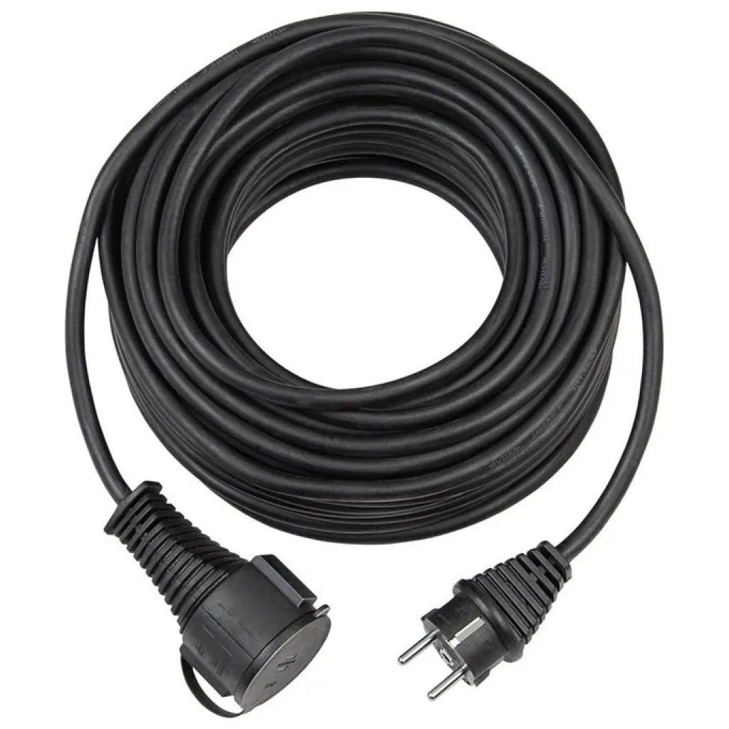 Brennenstuhl 1161420 – Prolunga da esterno IP44, 5 m, nera