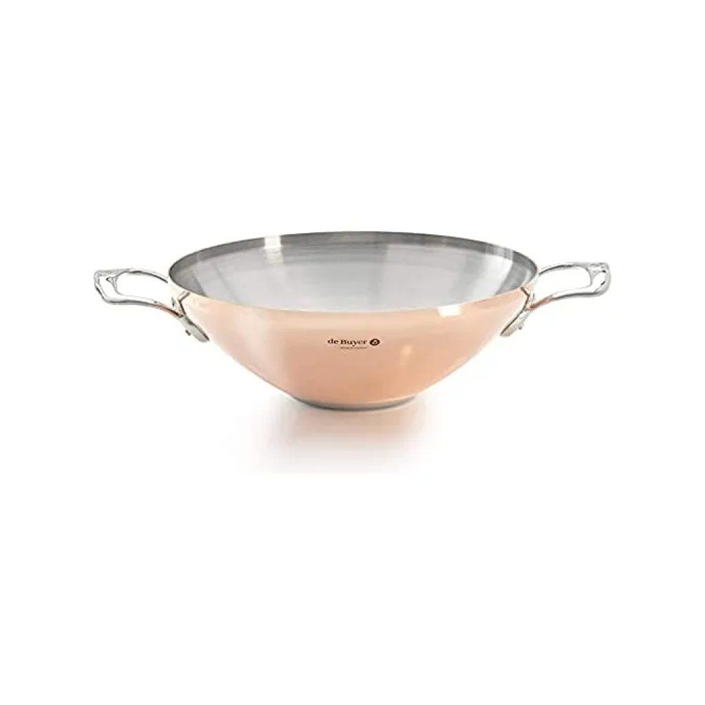 De Buyer Prima Matera Wok in Rame a Induzione, 32 cm