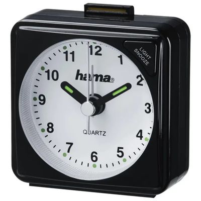Hama 186329 A50 Sveglia da Viaggio Analogica Funzione Snooze Lancette Fluorescenti 1 Batteria AA Hama 186329 A50 Sveglia da Viaggio Analogica Funzione Snooze Lancette Fluorescenti 1 Batteria AA