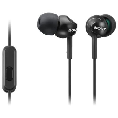 Sony MDR-EX110AP Auricolari In-Ear con Microfono, Nero Sony MDR-EX110AP Auricolari In-Ear con Microfono, Nero