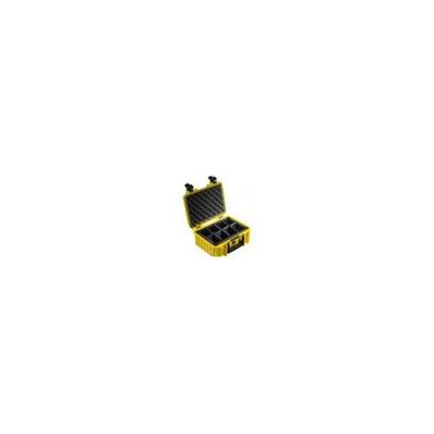 B+W Type 3000 Valigetta Impermeabile IP67 Gialla