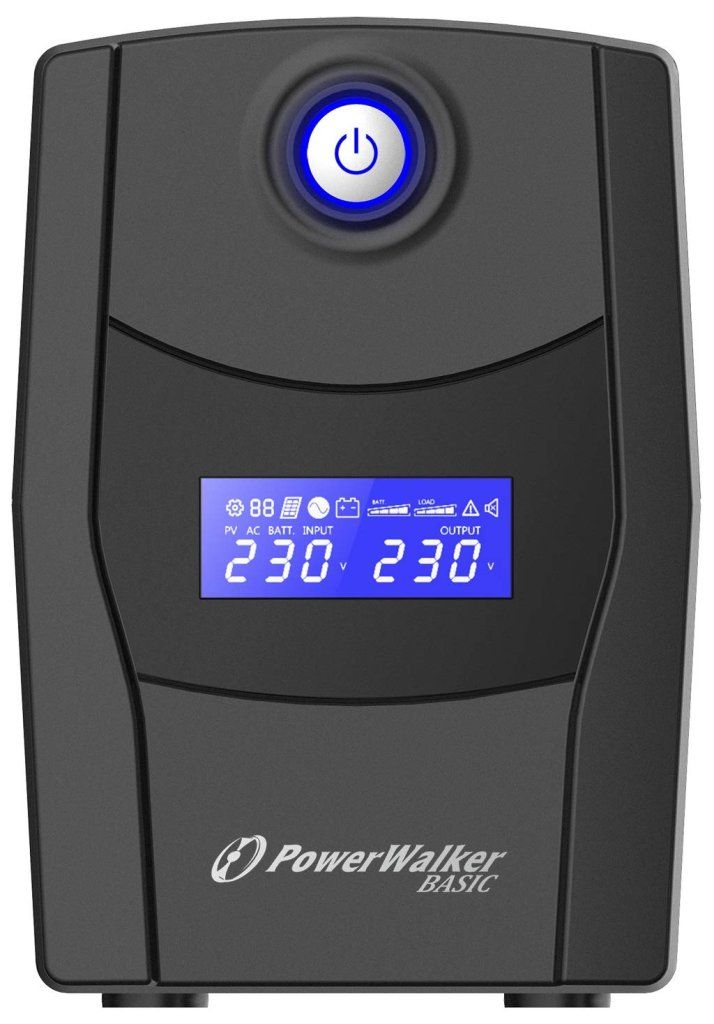 BLUEWALKER PowerWalker Basic VI 1000 STL UPS 1000VA/600W con display LCD BLUEWALKER PowerWalker Basic VI 1000 STL UPS 1000VA/600W con display LCD