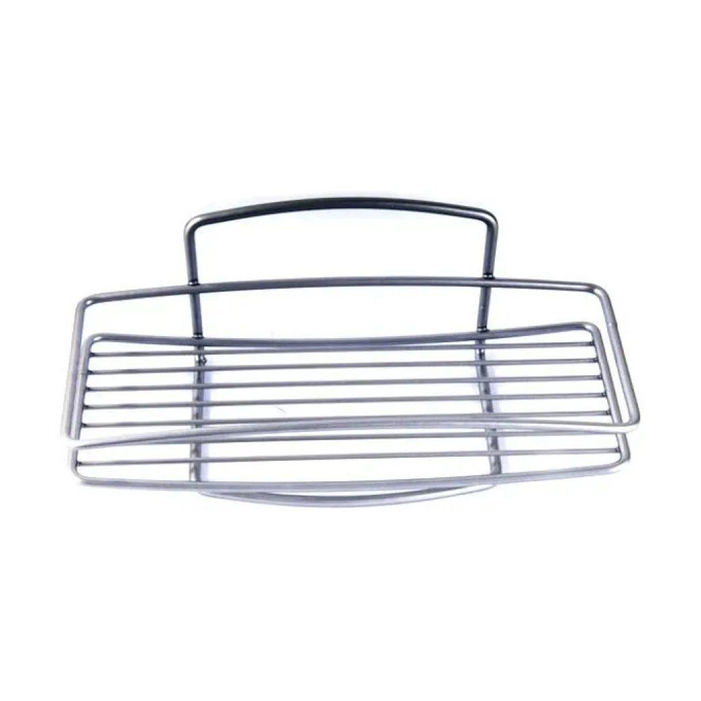 Metaltex Onda Mensola da Bagno in Filo Metallico, 26 × 11 × 11 cm, Argento