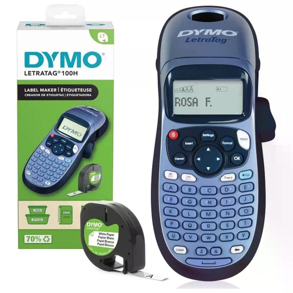DYMO LetraTag LT-100H Etichettatrice Portatile DYMO LetraTag LT-100H Etichettatrice Portatile