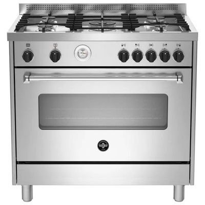 La Germania AMN965EXT21 Americana Cucina 90 cm Piano Cottura Gas 5 Fuochi Forno Elettrico 85 L Classe A