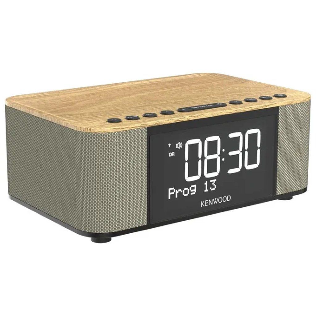Kenwood CR-ST40DAB-M Radiosveglia Stereo DAB+ con Bluetooth 5.3, 6 W, USB, finitura legno Kenwood CR-ST40DAB-M Radiosveglia Stereo DAB+ con Bluetooth 5.3, 6 W, USB, finitura legno