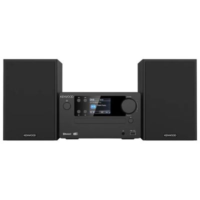 Kenwood M-725DAB-B Micro Hi-Fi Bluetooth 5.0, DAB+, FM, CD e USB, 50 W, Nero Kenwood M-725DAB-B Micro Hi-Fi Bluetooth 5.0, DAB+, FM, CD e USB, 50 W, Nero