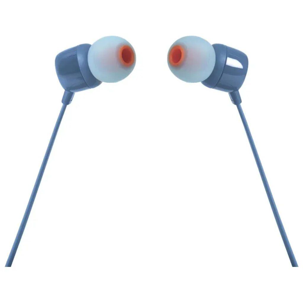 JBL Tune 110 Auricolari In-Ear con Microfono, Bianchi JBL Tune 110 Auricolari In-Ear con Microfono, Bianchi