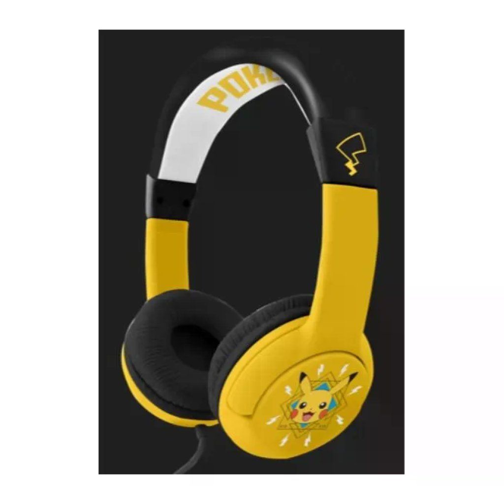 OCEANIA TRADING Cuffie cablate Pikachu Yellow Premium Junior