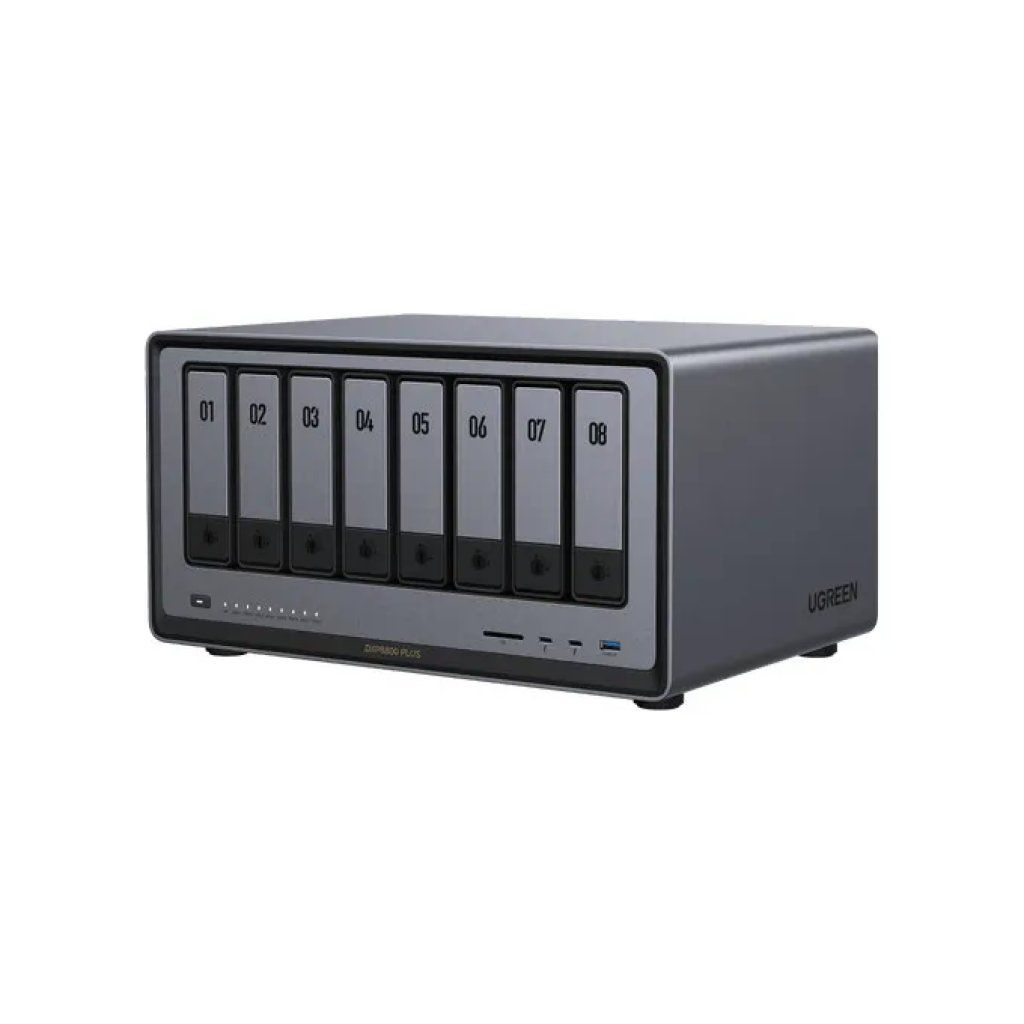 UGREEN NASync DXP8800 Plus NAS 8 Bay Intel Core i5, 8 GB DDR5, 2×10GbE UGREEN NASync DXP8800 Plus NAS 8 Bay Intel Core i5, 8 GB DDR5, 2×10GbE