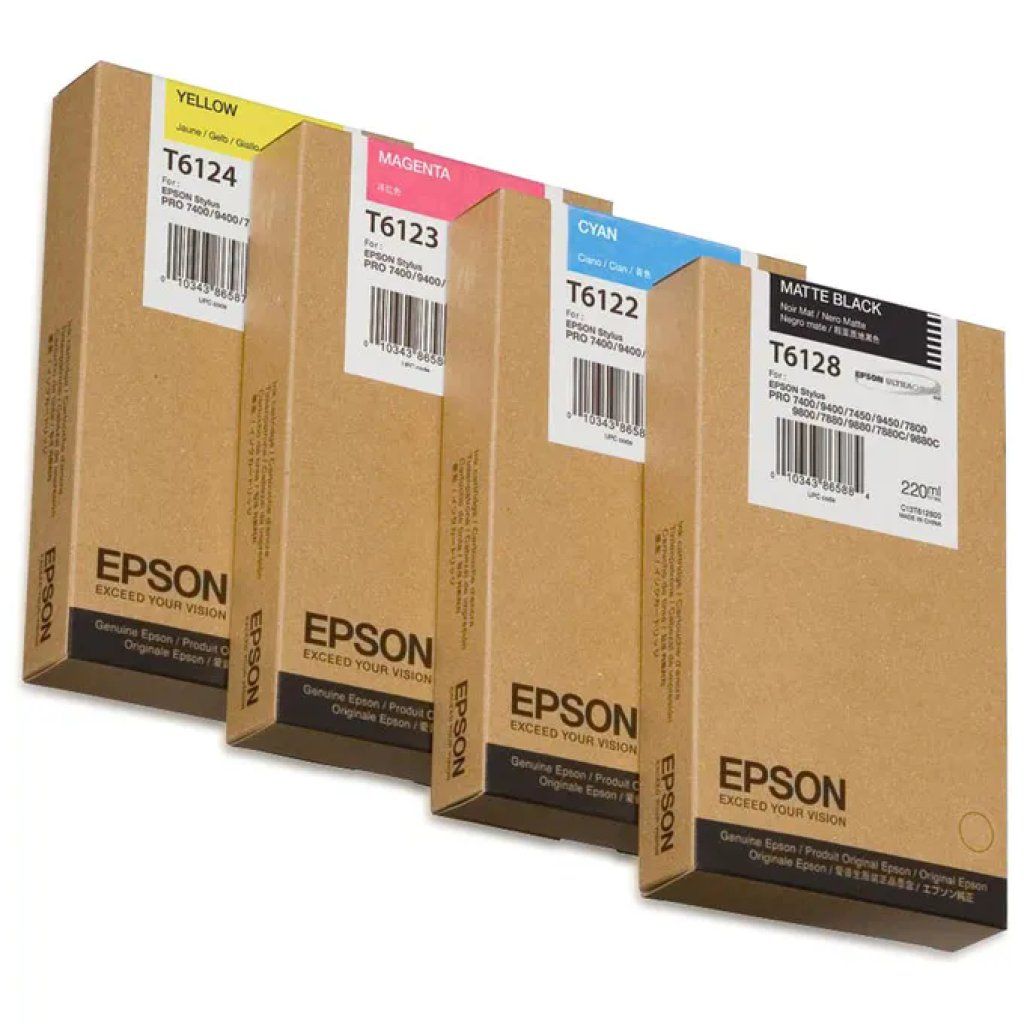 Epson Cartuccia originale Epson T6128 Nero Opaco, 220 ml