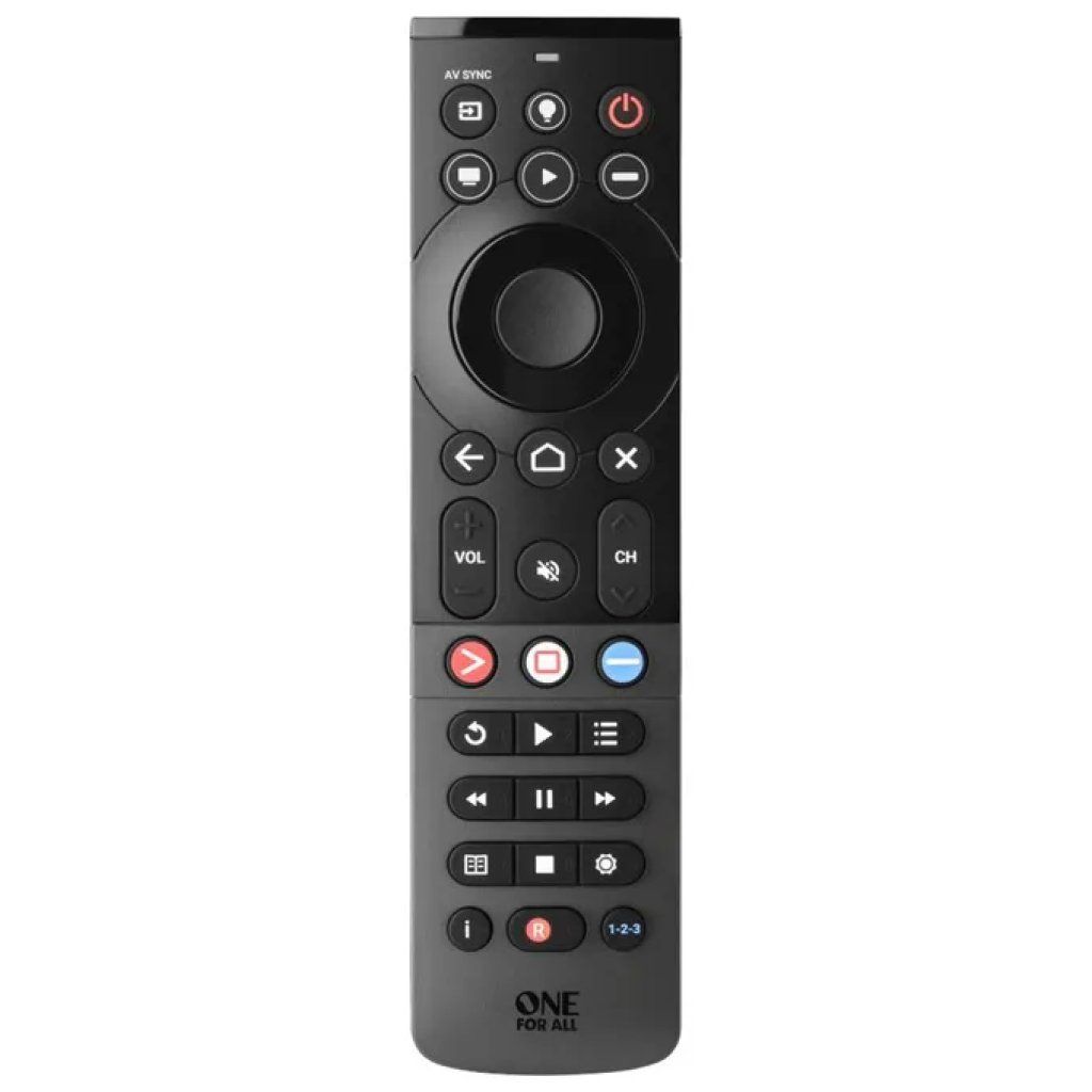 One For All URC7945 Smart Streamer Telecomando Universale Nero One For All URC7945 Smart Streamer Telecomando Universale Nero