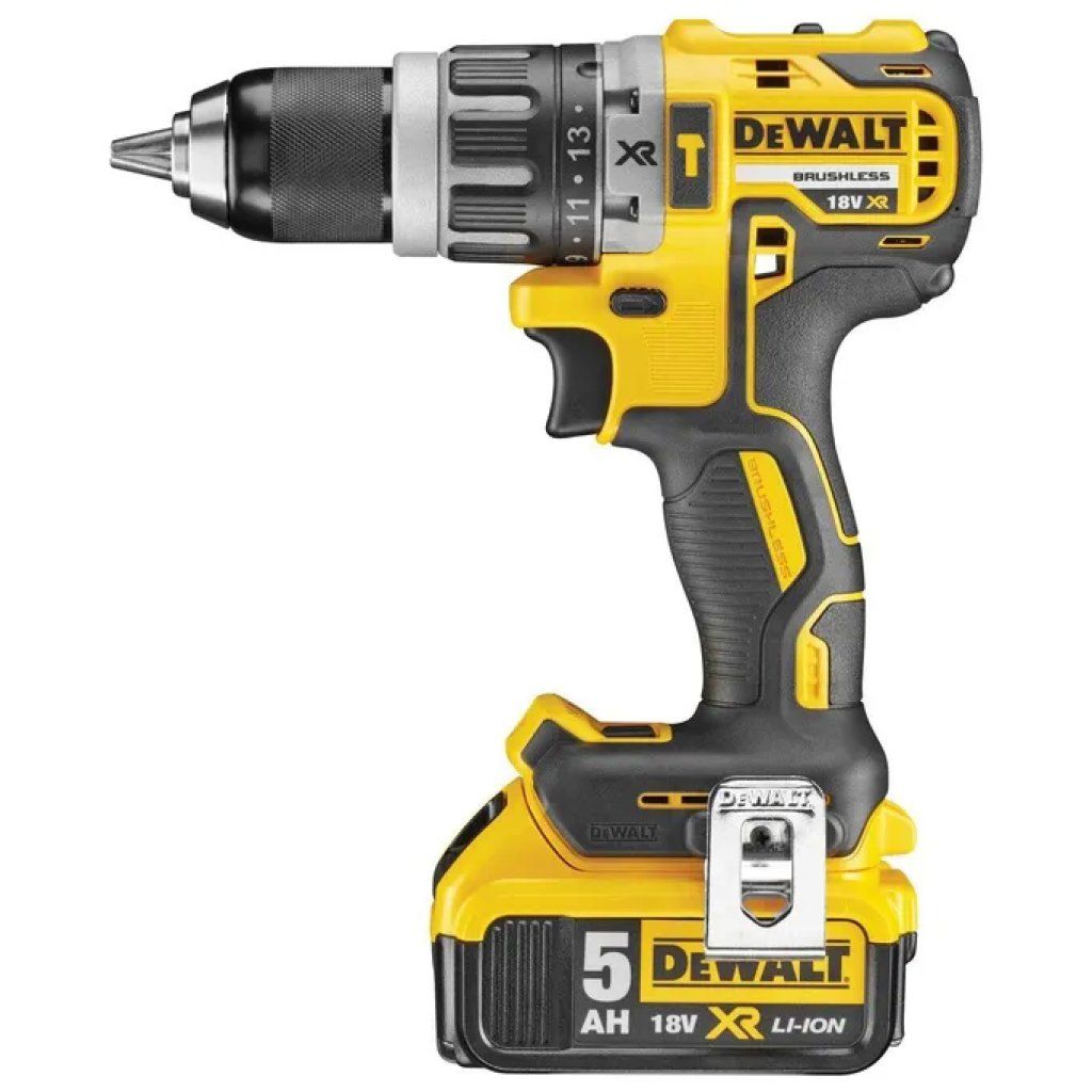 DEWALT DCD796P2-QW Trapano Avvitatore a Percussione Brushless 18V XR, 70 Nm, 2 Batterie 5Ah