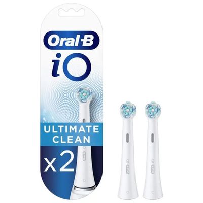 Oral-B iO Ultimate Clean Testine di Ricambio Bianche – Confezione da 2 Oral-B iO Ultimate Clean Testine di Ricambio Bianche – Confezione da 2