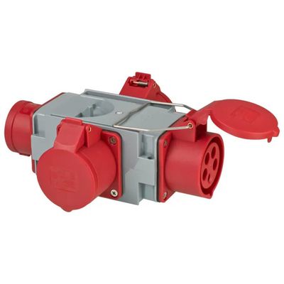 Brennenstuhl 1081640 Distributore CEE 400 V 16 A, 3 prese IP44