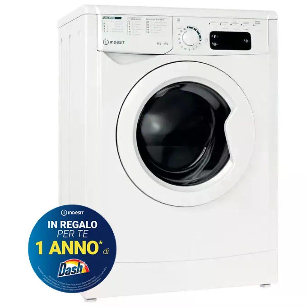 Indesit EWDE 861483 W IT N Lavasciuga 8 kg, 1400 giri/min, Bianca Indesit EWDE 861483 W IT N Lavasciuga 8 kg, 1400 giri/min, Bianca