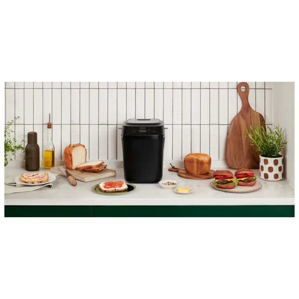Panasonic SD-PN100KXE Macchina per il Pane, 18 Programmi, Nero