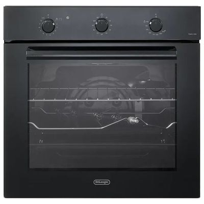 DELONGHI De’Longhi FGE6NL Family – Forno da incasso a gas, 71 L, nero