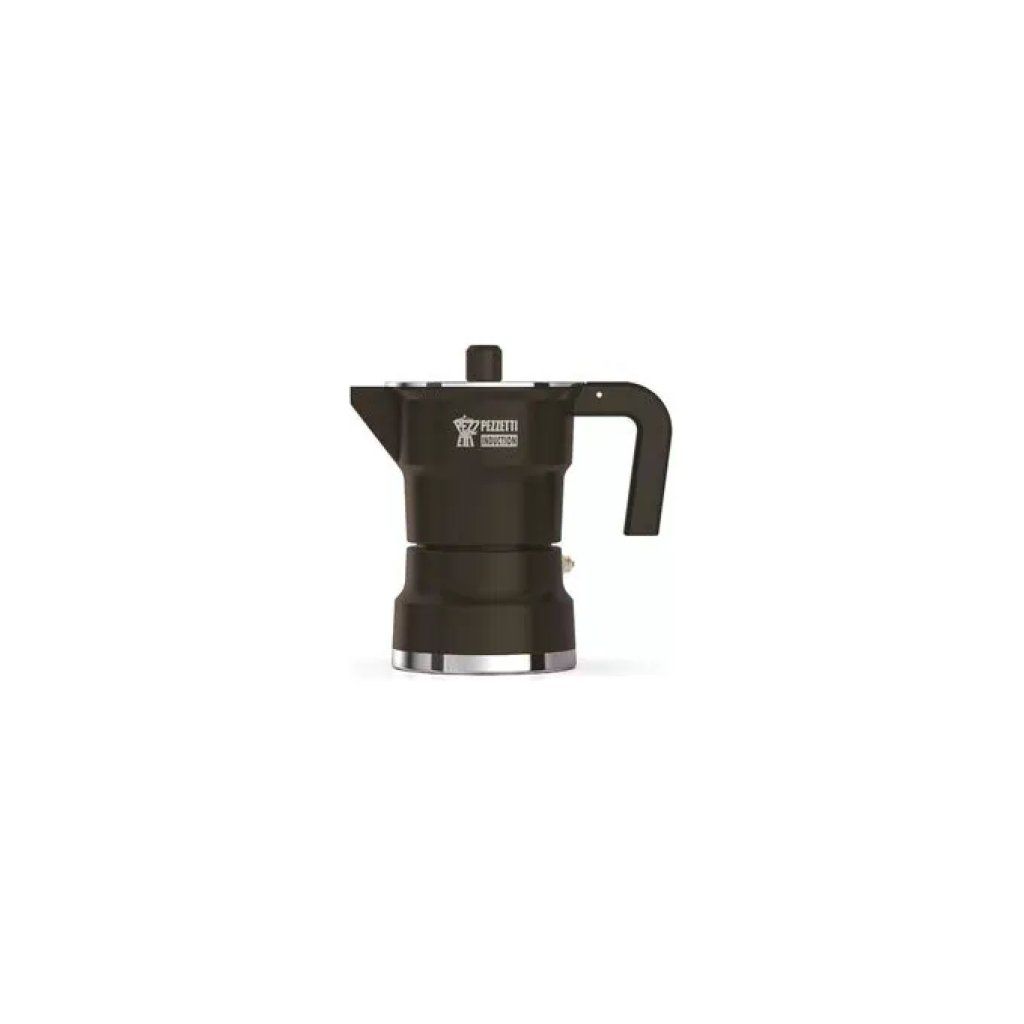 Pezzetti Solidexpress 1655VNEW – Caffettiera Moka a Induzione, 3 Tazze, Nero Fumo Pezzetti Solidexpress 1655VNEW – Caffettiera Moka a Induzione, 3 Tazze, Nero Fumo