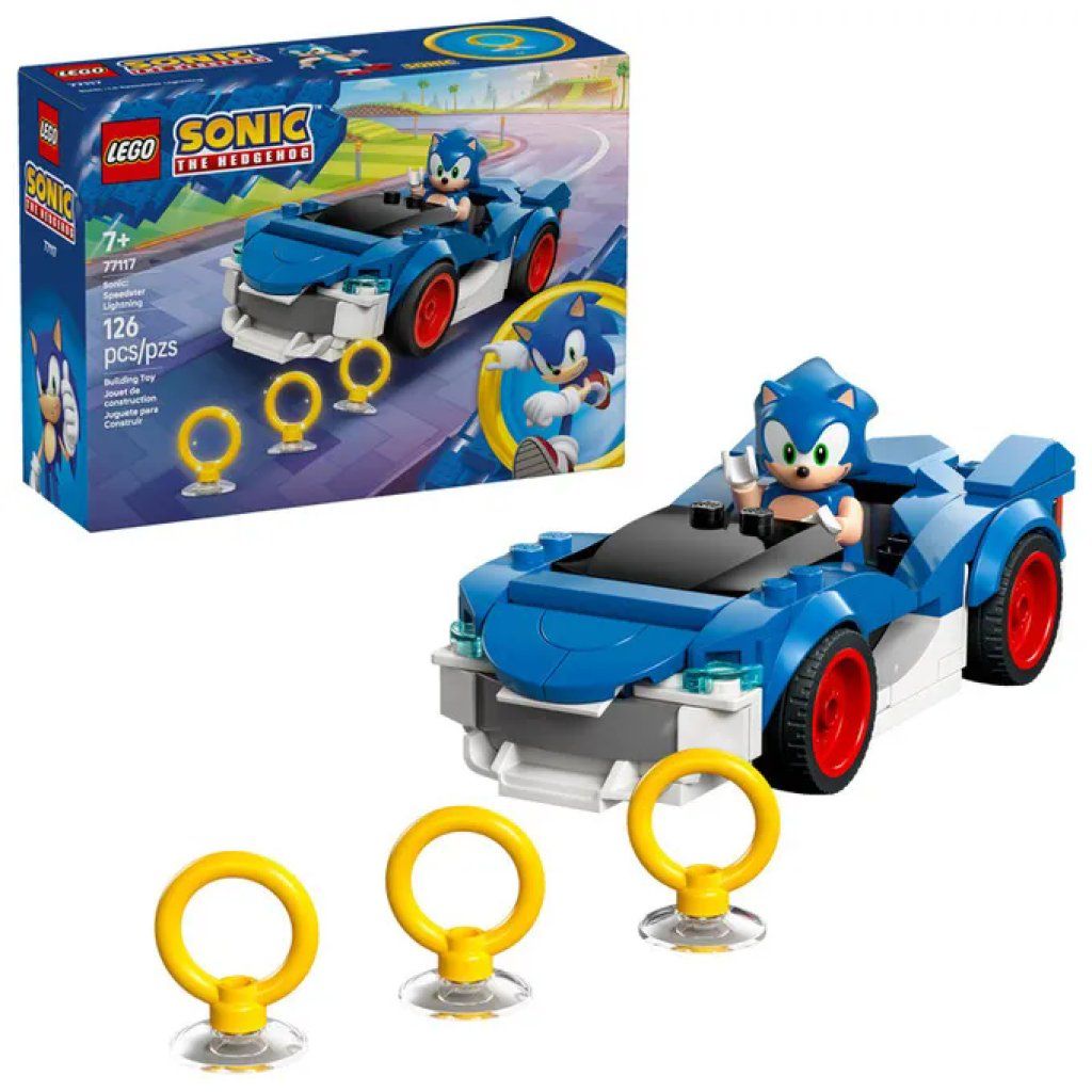 LEGO Sonic the Hedgehog Speedster Lightning – Auto da corsa 77117