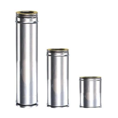 MARAL Tubo Inox a Doppia Parete 100/150 mm, Lunghezza 50 cm