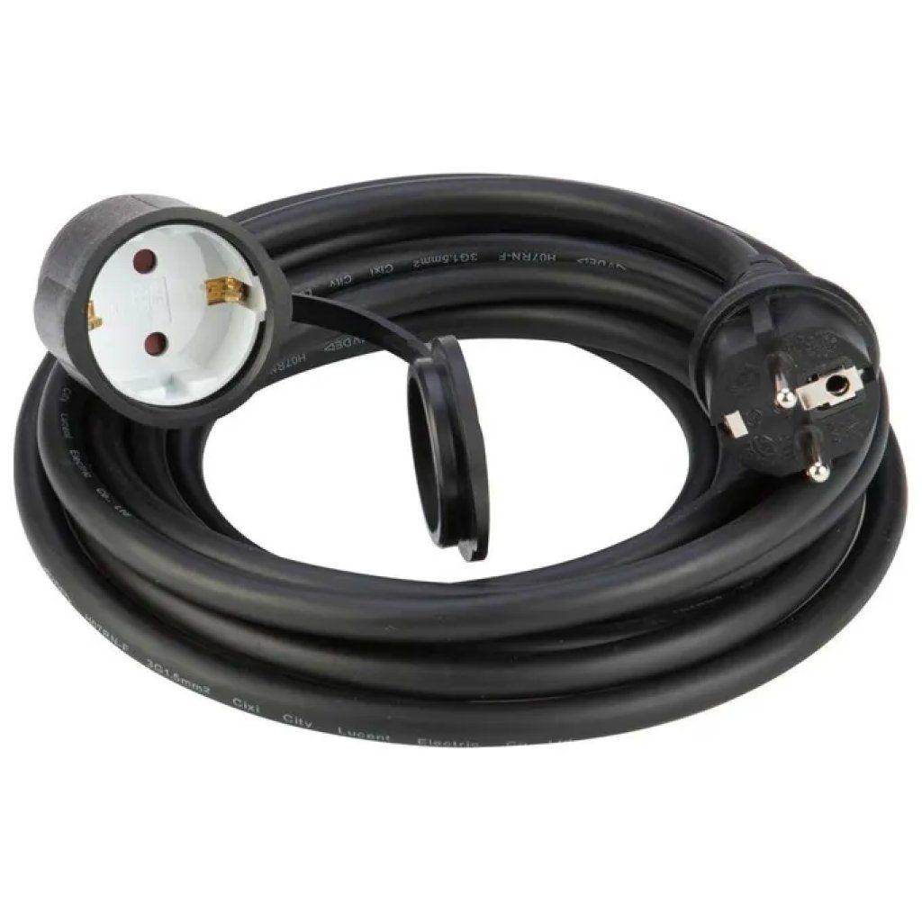 Poly Pool PP2627 Prolunga Elettrica IP44, 5 m, Schuko, Nera Poly Pool PP2627 Prolunga Elettrica IP44, 5 m, Schuko, Nera