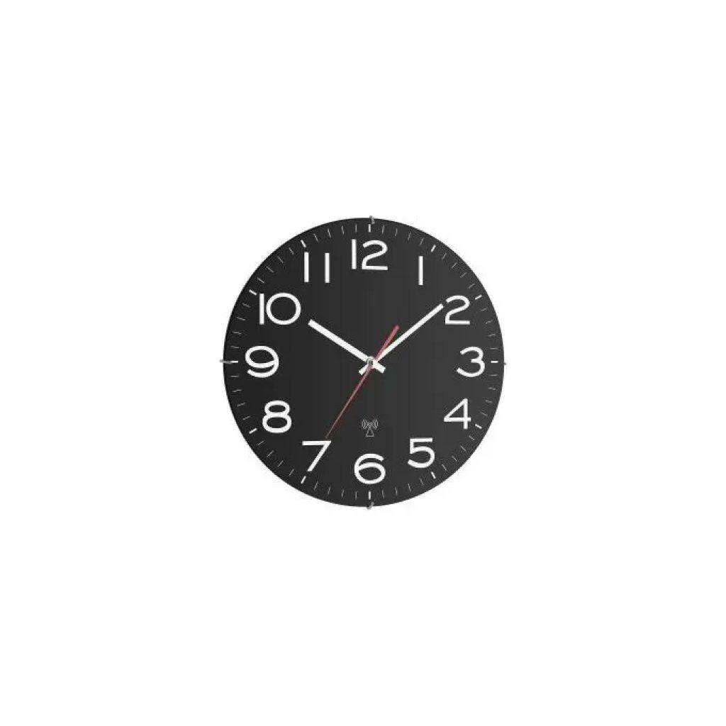 TFA-Dostmann 60.3509 Orologio da Parete Radiocontrollato Nero, 30 cm