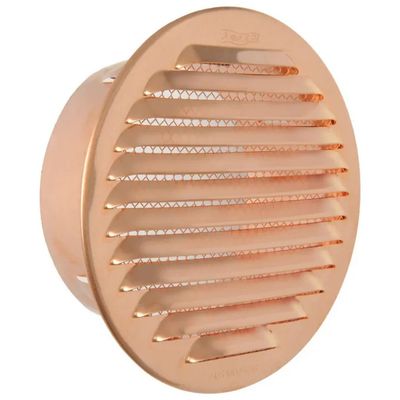 LAVENTILAZIONE La Ventilazione GTR125R – Griglia tonda in rame 150 mm con rete antinsetti LAVENTILAZIONE La Ventilazione GTR125R – Griglia tonda in rame 150 mm con rete antinsetti
