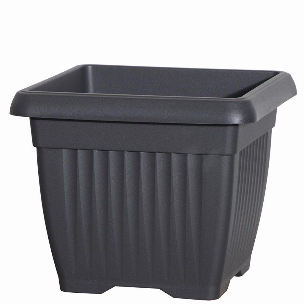 VIGOR-BLINKY Vigor Vaso Quadrato Antracite Art. 630 – 30 × 30 × 25 cm VIGOR-BLINKY Vigor Vaso Quadrato Antracite Art. 630 – 30 × 30 × 25 cm