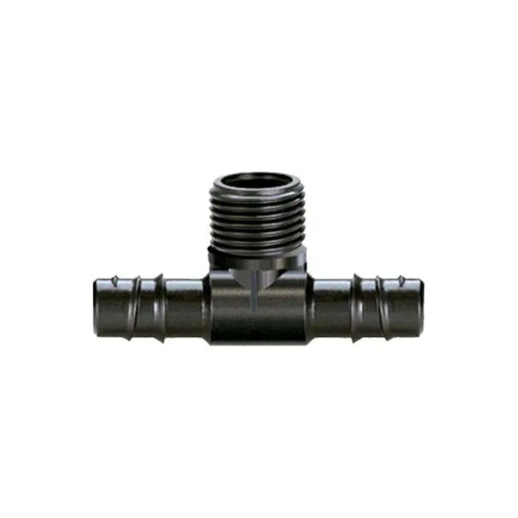 Claber Rainjet 91072 – Raccordo a 3 vie da 1/2 Claber Rainjet 91072 – Raccordo a 3 vie da 1/2" per microirrigatori Colibrì, 2 pezzi