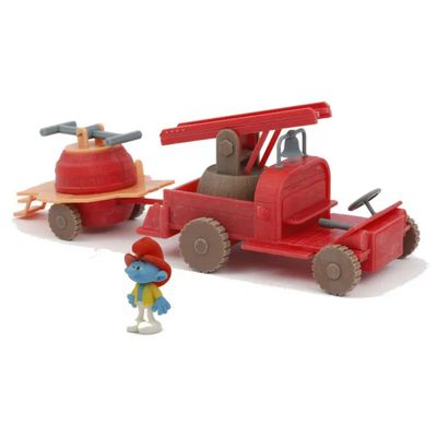 GIOCHI PREZIOSI I Puffi Playset Camion dei Pompieri con Puffo Zuccone GIOCHI PREZIOSI I Puffi Playset Camion dei Pompieri con Puffo Zuccone
