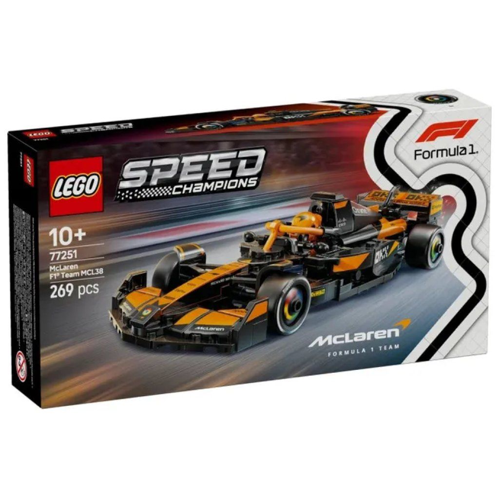 LEGO Speed Champions McLaren F1 Team MCL38 – 77251, 269 pezzi LEGO Speed Champions McLaren F1 Team MCL38 – 77251, 269 pezzi