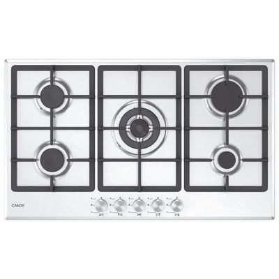 CANDY CHG93WX1 Moderna Piano cottura a Gas 86 cm 5 Fuochi Bruciatore Doppia Corona 3 CANDY CHG93WX1 Moderna Piano cottura a Gas 86 cm 5 Fuochi Bruciatore Doppia Corona 3