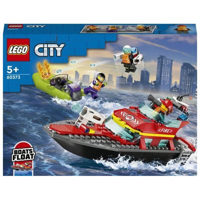 LEGO City 60373 Barca di Soccorso Antincendio