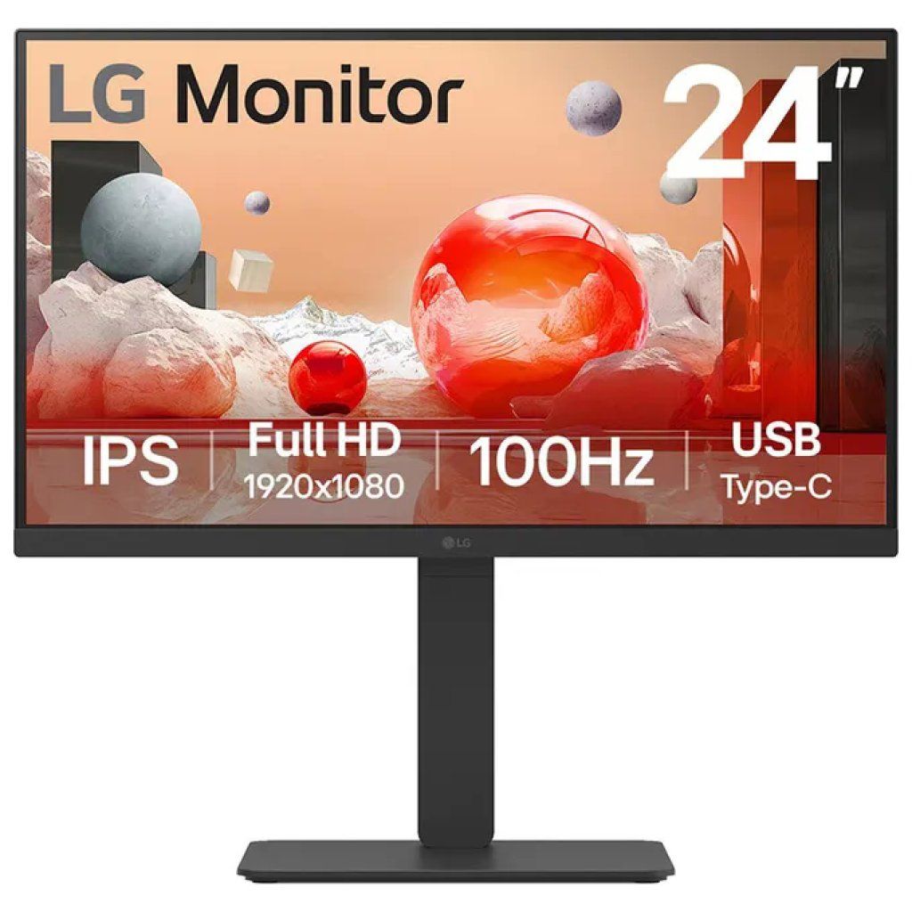 LG Monitor LG 24BA750-B 23,8” Full HD IPS Nero