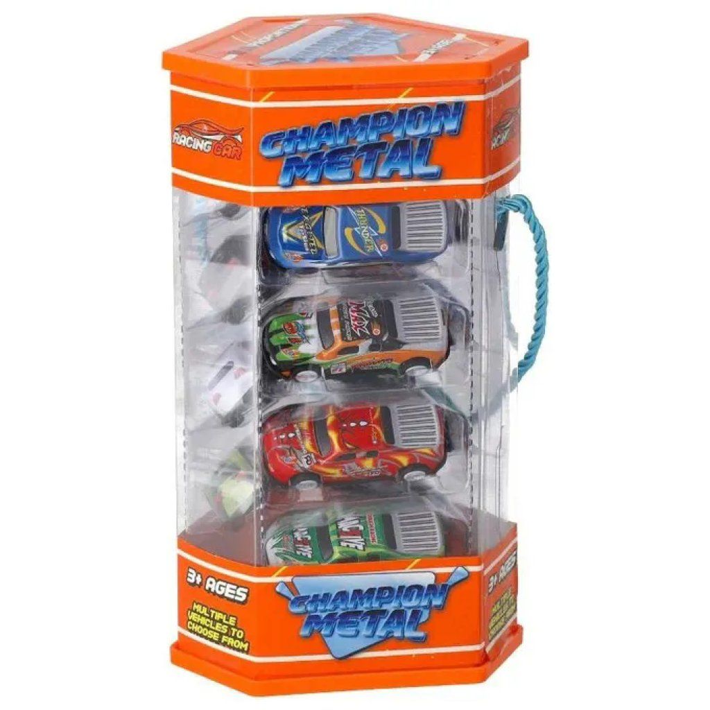 Globo Set 12 Auto in Metallo a Retrocarica Scala 1:64