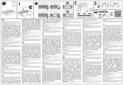 VARTA 57659 101 401 Caricabatterie per Batterie Ricaricabili VARTA 57659 101 401 Caricabatterie per Batterie Ricaricabili