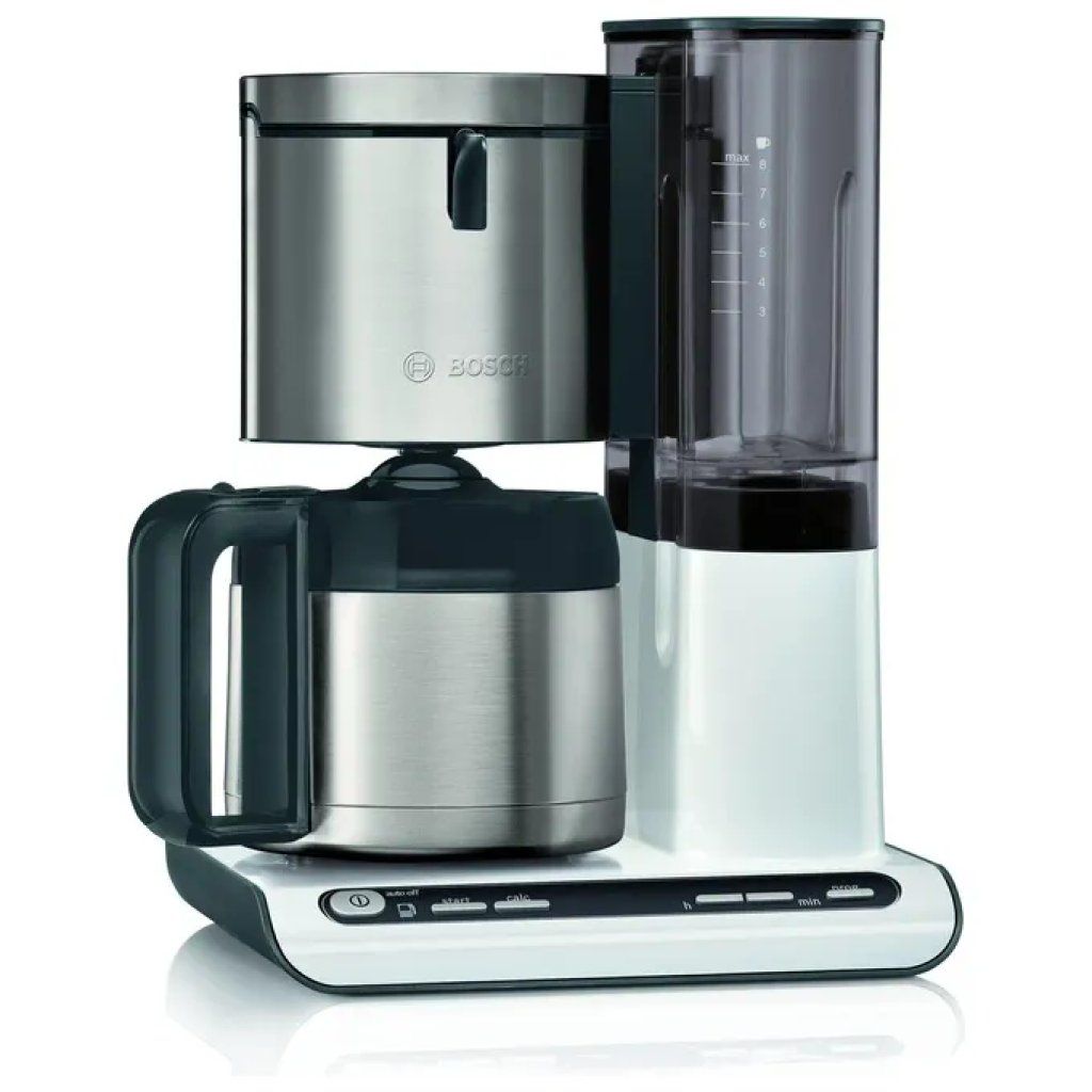 Bosch Styline TKA8A683 Macchina da Caffè con Filtro e Caraffa Termica, 1,1 L, 8 Tazze, 1100 W