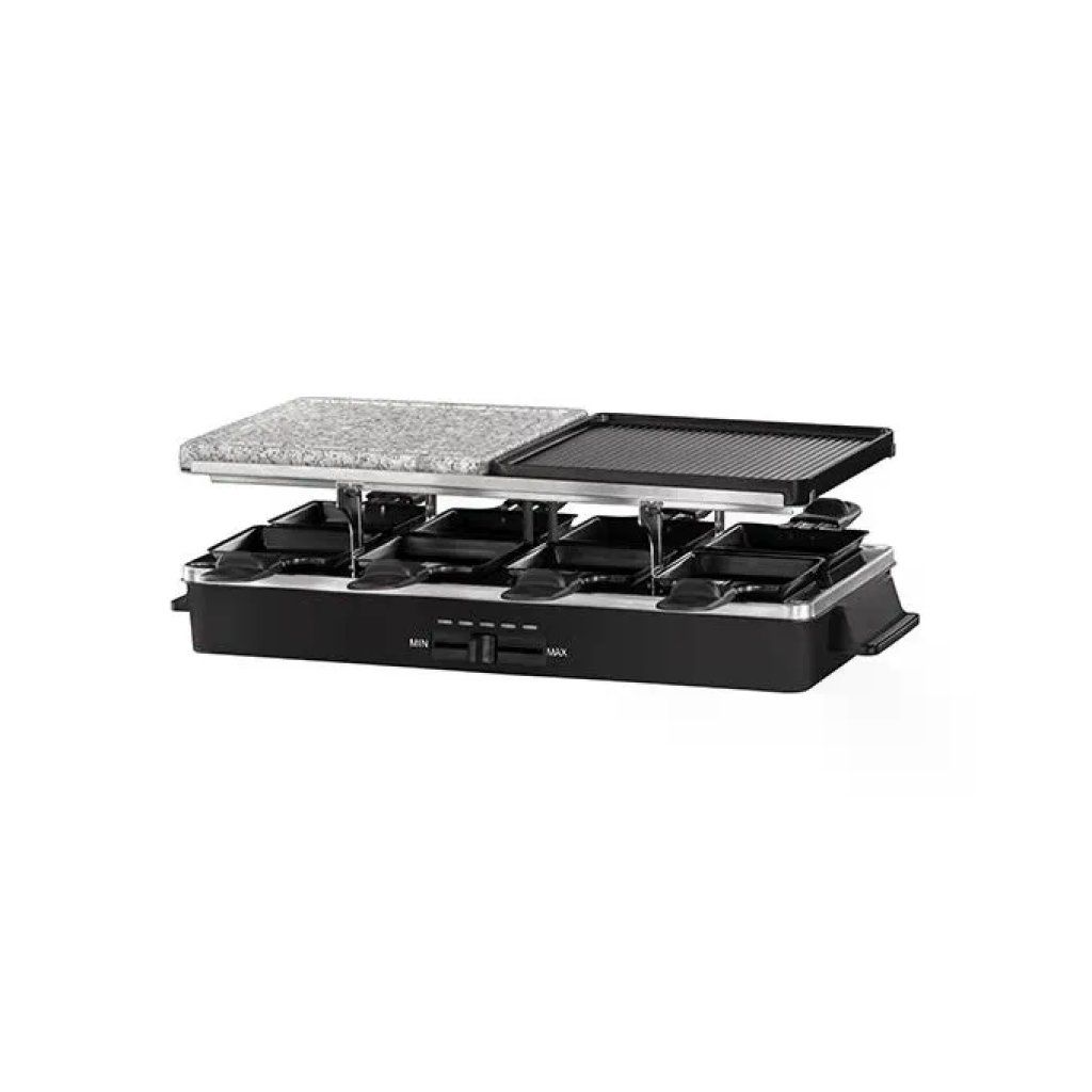Russell Hobbs Multi Raclette 3 in 1, 1400 W, per 8 persone, Nero