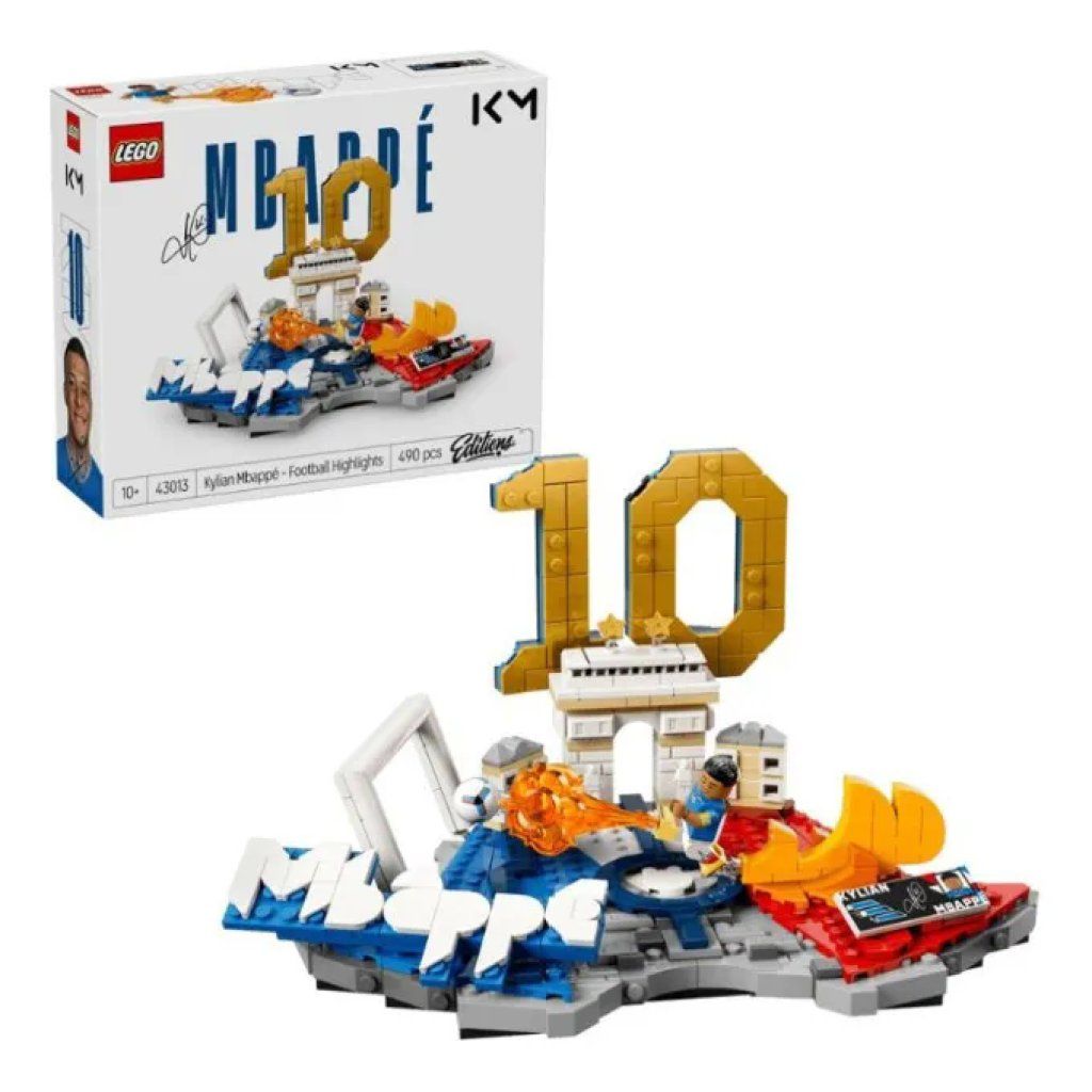 LEGO Editions Kylian Mbappé – Set Highlights Calcistici, 490 pezzi LEGO Editions Kylian Mbappé – Set Highlights Calcistici, 490 pezzi