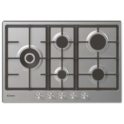 Candy CHG7WLWPX Piano Cottura a Gas 75 cm, 5 Fuochi, Inox Candy CHG7WLWPX Piano Cottura a Gas 75 cm, 5 Fuochi, Inox